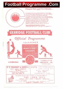 Uxbridge v Oberwil BL 1966 – Switzerland
