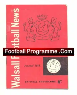 Walsall v Workington 1960