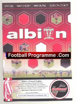 Witton Albion v Prescot Cables 2005