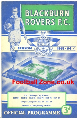 Blackburn Rovers v Manchester United 1964