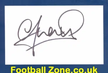 Manchester United Andy Cole Autograph 1999