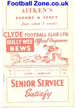 Clyde v Arbroath 1959