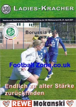Germany - Ladies Football Programme 2007 - Women's Soccer