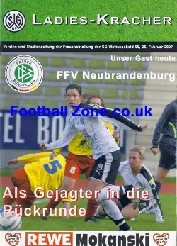 Germany - Ladies Football Programme 2007 - Women's