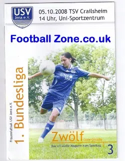 Germany TSV Ladies Football Programme 2008 - Womens Frauen