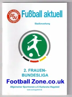 Germany Hagsfeld - Ladies Football Programme 2009 - Frau