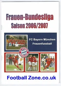 Germany Bayern Munich Ladies Football Programme 2006 - Frauen
