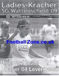Germany Wattenscheid Ladies Football Programme 2008 - Frau