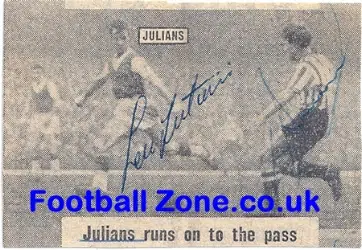 Arsenal Len Julians Signed Picture 1950's
