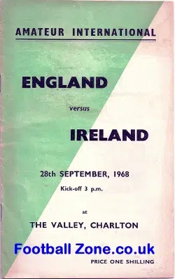 England v Ireland 1968 – at Charlton