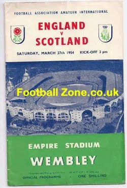 England v Scotland 1954 - Wembley London