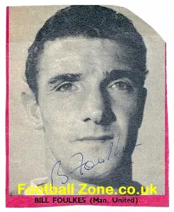 Manchester United Bill Foulkes Autograph Busby Babe