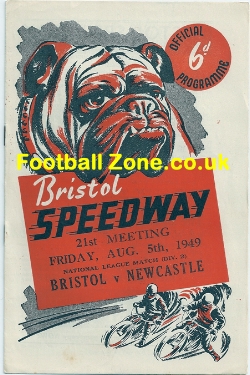 Bristol Speedway v Newcastle 1949