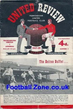 Manchester United v Arsenal 1957 – Plus Tok
