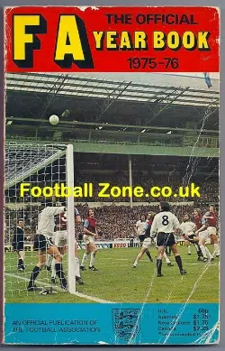 FA Football Yearbook 1975 - 1976