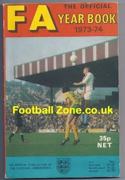 FA Football Yearbook 1973 - 1974