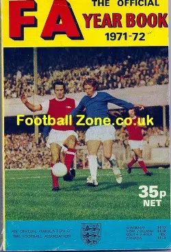 FA Football Yearbook 1971 - 1972