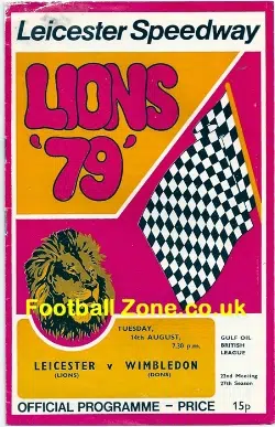 Leicester Speedway v Wimbledon 1979