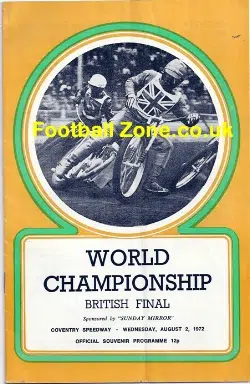 World Speedway Championship British Final 1972