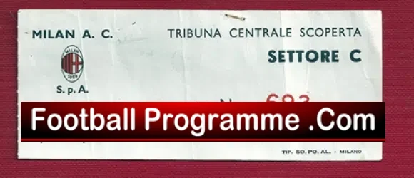 AC Milan v Manchester United 1969 – European Cup Away Match