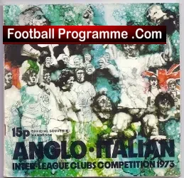 Anglo Italian Tournament 1973 inc Man Utd + Blackpool + Hull