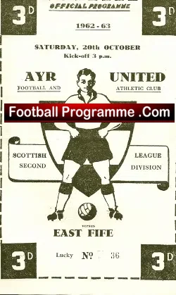 Ayr United v East Fife 1962