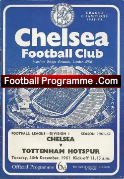 Chelsea v Tottenham 1961