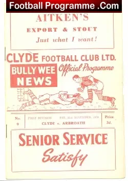 Clyde v Arbroath 1959