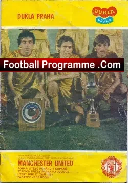 Dukla Prague v Manchester United 1983 – Dukla Praha – Czech