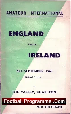 England v Ireland 1968 – at Charlton