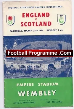 England v Scotland 1954 – Wembley London