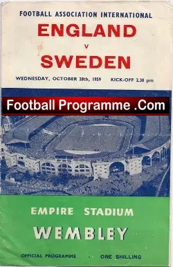 England v Sweden 1959