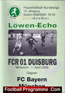 Germany Bayern Munich Ladies Football Programme 2009 - Frauen - football programme