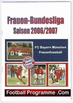 Germany Bayern Munich Ladies Football Programme 2006 - Frauen - football programme