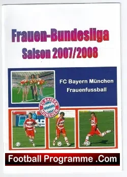 Germany Bayern Munich Ladies Football Programme 2007 - Frau - football programme