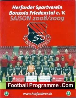Germany Borussia Ladies Football Programme 2008 - Lady - football programme