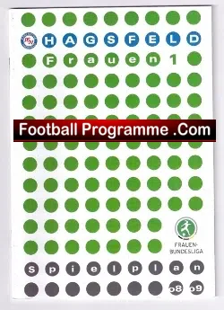 Germany Hagsfeld - Ladies Football Programme 2009 - Frauen - football programme