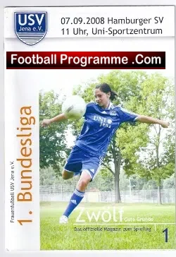 Germany Hamburg Ladies Football Programme 2008 - Frauen - football programme