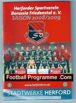 Germany Herforder Ladies Football Programme 2009 - Frauen - football programme