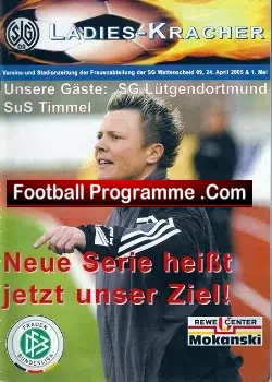 Germany - Ladies Football Programme 2005 - Womens Football - football programme