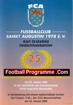 Germany - Ladies Football Programme 2005 - Womens Frau - football programme