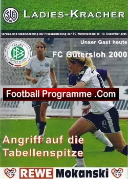 Germany - Ladies Football Programme 2006 - Womens Soccer - football programme