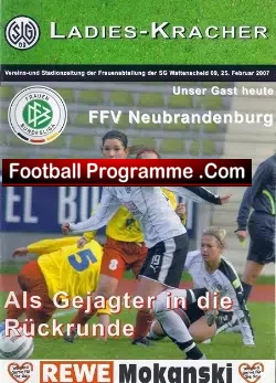 Germany - Ladies Football Programme 2007 - Women's - football programme