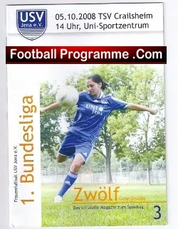 Germany TSV Ladies Football Programme 2008 - Womens Frauen - football programme