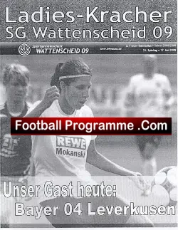 Germany Wattenscheid Ladies Football Programme 2008 - Frau - football programme
