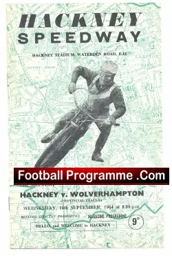 Hackney Speedway v Wolverhampton 1964