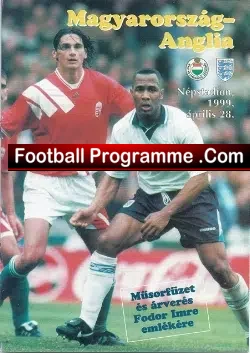 Hungary v England 1999