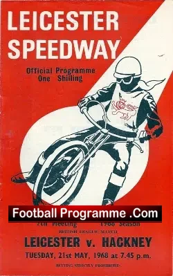 Leicester Speedway v Hackney 1968