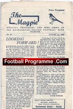 Maidenhead United v Eastbourne 1948