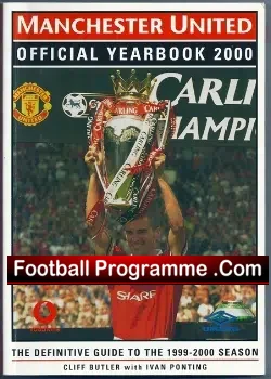 Manchester United Official Yearbook 1999 - 2000 - football memorabilia